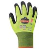 Proflex By Ergodyne Coated CR Gloves 7022, A2, ANSI, 144 Pairs, Lime, Size, 2XL, 144PK 17876